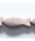 Bois rose 44x16 mm poisson Madagascar
