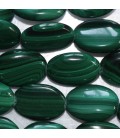 BeauMonde Bijoux - Malachite 10x14 mm ovale plat AA Congo