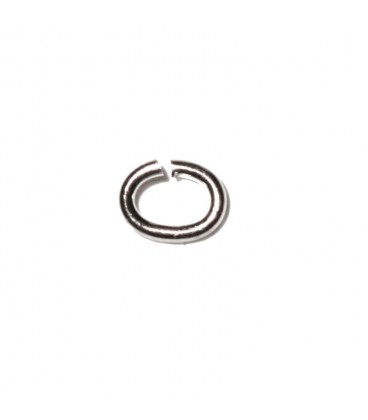 Oval ring 7x5 mm 1 mm wire - BeauMonde Bijoux