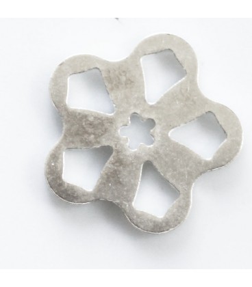 BeauMonde Bijoux - Fleur 14 mm plate ajourée