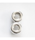 Tube/barrette 5x11 mm 2 rings