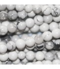 BeauMonde Bijoux - Howlite blanche 4/4.4 mm environ perle ronde A Canada