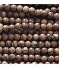 BeauMonde Bijoux - Bois encens 8 mm environ perle ronde Indonésie