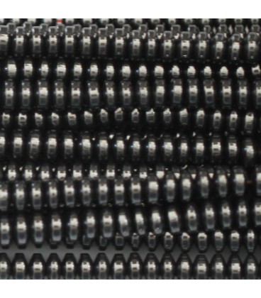 Hematite 2x4/4.5 rounded washer - BeauMonde Bijoux