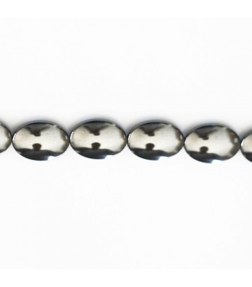 Hematite 10x14 mm oval bomb - BeauMonde Bijoux