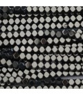 Hématite 3x2 mm environ carré diamanté