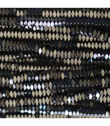 Hematite 1x2 mm hieshi diamond - BeauMonde Bijoux