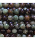 Opale vert 6 mm perle ronde A Afrique