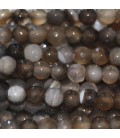 BeauMonde Bijoux - Agate 6 mm perle ronde facetté