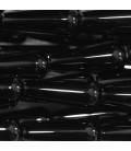 Agate noire 6x16 mm goutte allongée