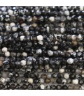 Agate 3 mm round faceted bead