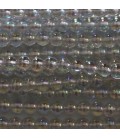 Aura angel quartz 4 mm round bead