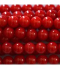 BeauMonde Bijoux - Bambou de mer 5.9/6 mm environ perle ronde teinté A Pacifique