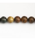 Jasper wealth 10 mm round bead - BeauMonde Bijoux