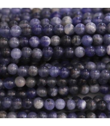BeauMonde Bijoux - Sodalite 3 mm perle ronde Afrique du Sud