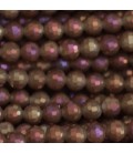 Perle 6 mm ronde facettée