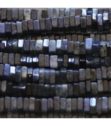 BeauMonde Bijoux - Dumortiérite 2x4 mm rondelle carré A Pérou
