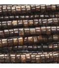 Bronzite 2x4 mm rondelle heishi A Brésil