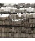 BeauMonde Bijoux - Howlite 2x4 mm rondelle carré blanche A Canada
