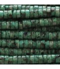 Turquoise 2x4 mm environ rondelle heishi A Afrique