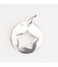 Médaille 13 mm motif étoile