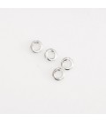 Anneau 3 mm rond ouvert fil de 0.8 mm