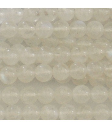 BeauMonde Bijoux - Pierre de lune bleue 6 mm AA perle ronde Inde