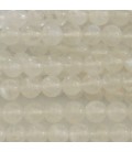 Pierre de lune bleue 6 mm AA perle ronde Inde