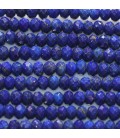 Lapis lazuli 2X4 mm faceted washer Afghanistan - BeauMonde Bijoux