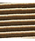 Hématite dorée 6.4x1.4 mm environ rondelle heishi
