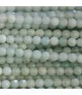 Amazonite 4mm perle ronde facettée A Chine