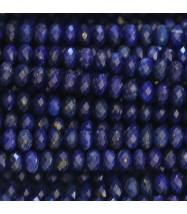 BeauMonde Bijoux - Lapis lazuli 2/3X4 mm rondelle facettée A Afghanistan