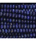 Lapis lazuli 2/3X4 mm faceted washer Afghanistan