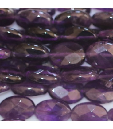 BeauMonde Bijoux - Amethyste 10X14 mm environ ovale facetté Brésil