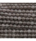 BeauMonde Bijoux - Agate 6 mm grise perle ronde