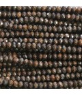 BeauMonde Bijoux - Bronzite 4x2.5mm rondelle facettée A Brésil