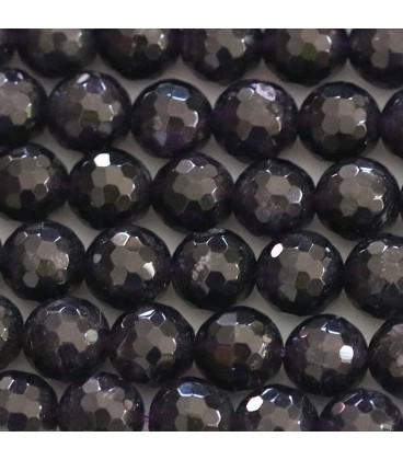 BeauMonde Bijoux - Améthyste 10 mm environ perle ronde facettée A Brésil