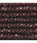BeauMonde Bijoux - Grenat 2.5x4 mm rondelle facettée A Inde