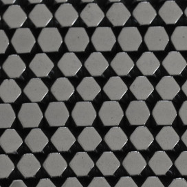 Hématite 6X6 mm environ carré diamanté