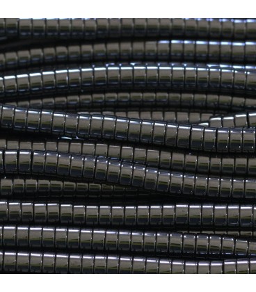 Hematite 2X4 mm heishi heishi china - BeauMonde Bijoux