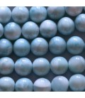 Larimar 8/8.2 mm round bead quality A - BeauMonde Bijoux