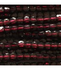 Garnet 4x4 mm faceted square