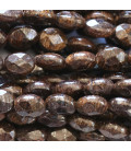 Bronzite 6x8 mm ovale facetté A+ Brésil