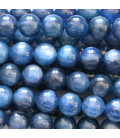 Kyanite 8 mm round bead AA quality Brazil - BeauMonde Bijoux