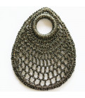 BeauMonde Bijoux - Pendentif 65x52 mm goutte gros trou