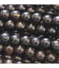 Dravite 8 mm round bead Brazil (brown tourmaline)