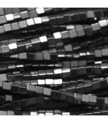 BeauMonde Bijoux - Hématite 1.5x1.5mm environ mini carré