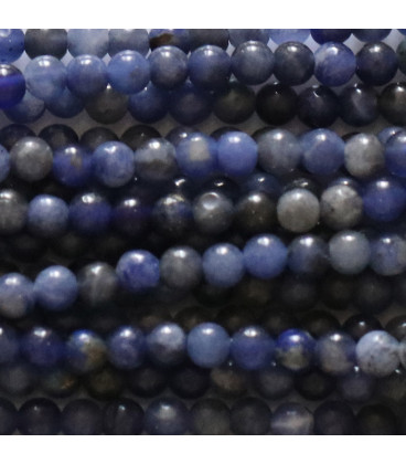 BeauMonde Bijoux - Sodalite 3 mm perle ronde A Afrique du Sud