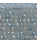 Acute marine 4 mm faceted beads - BeauMonde Bijoux