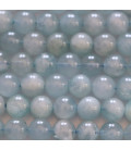 Aquamarine 8 mm round bead
